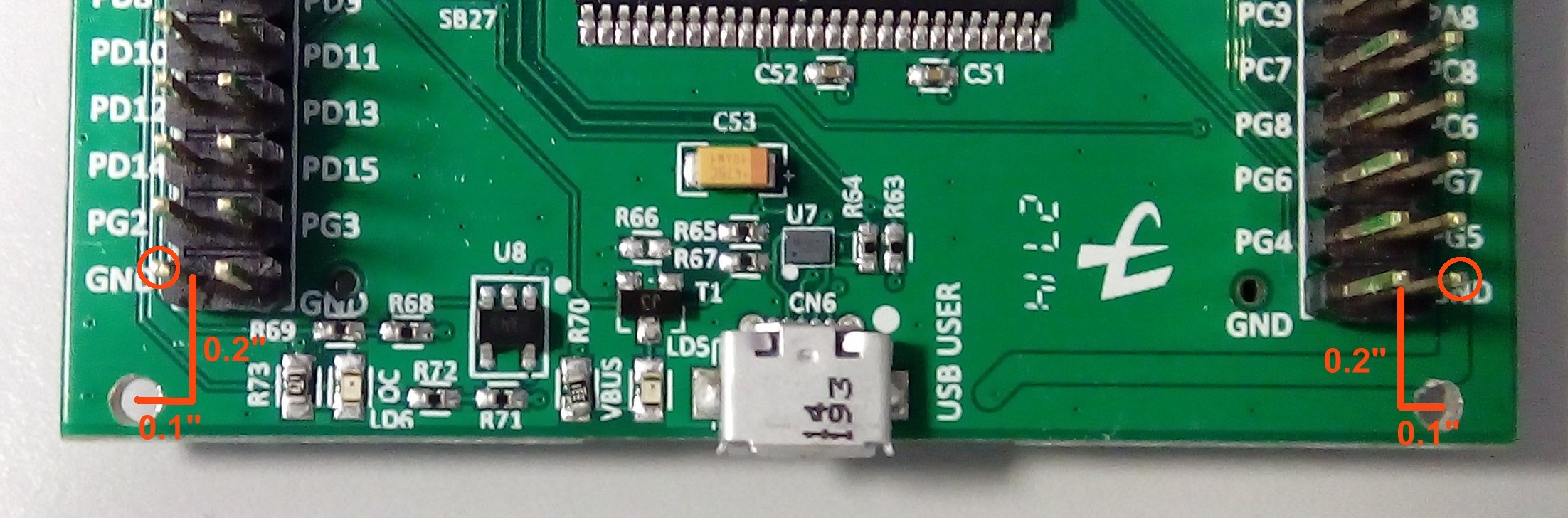 G0ETP V2 SDR DISCO Mounting Holes 1