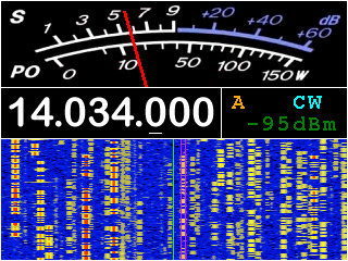 G0ETP V2 SDR - ARRL CW Contest 21-2-2021 12:05UTC