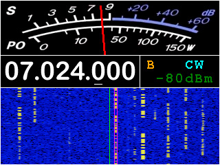 G0ETP V2 SDR - 40m CW